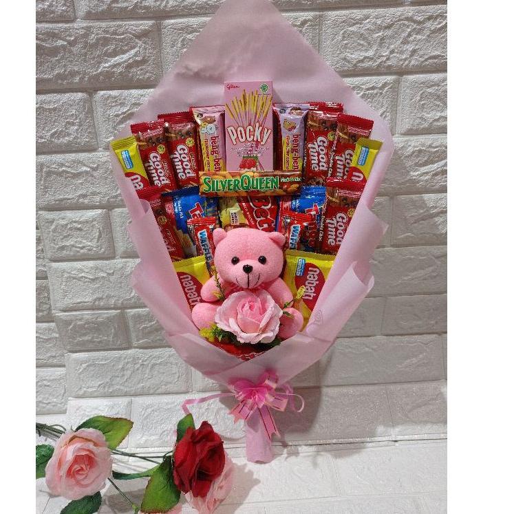 New Limited BUCKET SNACK / SNACK BUKET MAKANAN / SNACK BUCKET Sidang, wisuda, ultah, POCKY H12