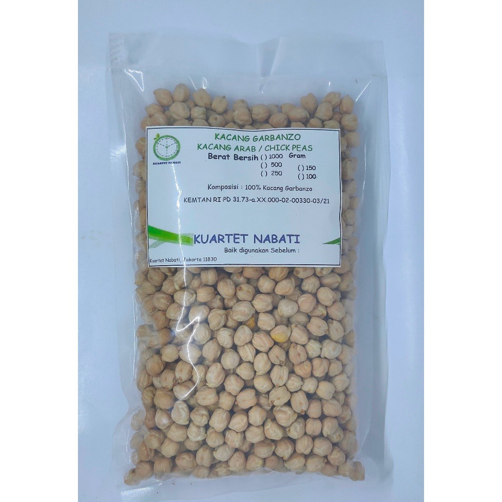 

500gr Kacang Arab/ Garbanzo/ Chickpeas/ Chick Pea - Mentah/ Raw - MPASI