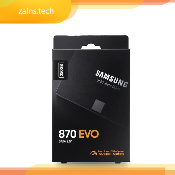 Samsung SSD 870 Evo 250GB SATA SSD  Samsung 870 EVO 250GB Sata 3 - SSD V Nand 250 GB 2.5"
