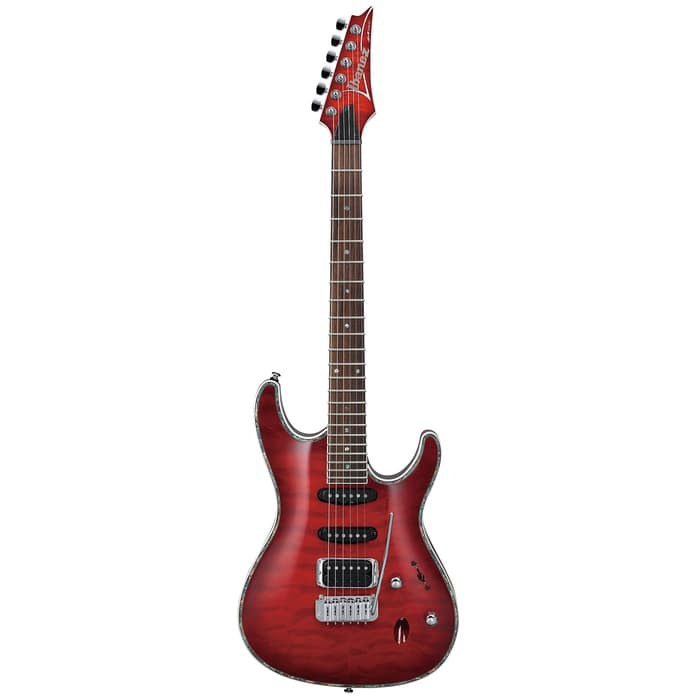 Ibanez SA360QM-TRB Transparent Red Burst Electric Guitar