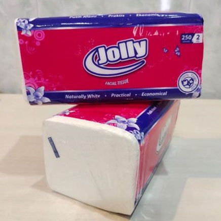 Facial Tissue Jolly 250sheets 2ply