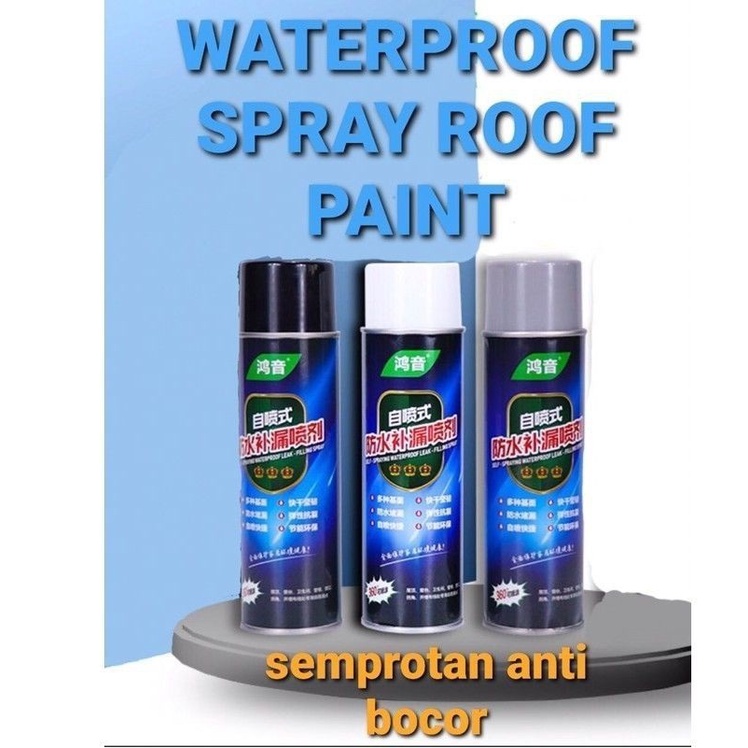 TERBARU Spray Waterproof Pelapis Dinding Atap Pipa Cat Semprot Tahan Air 400ML / 700ML, Semprotan an
