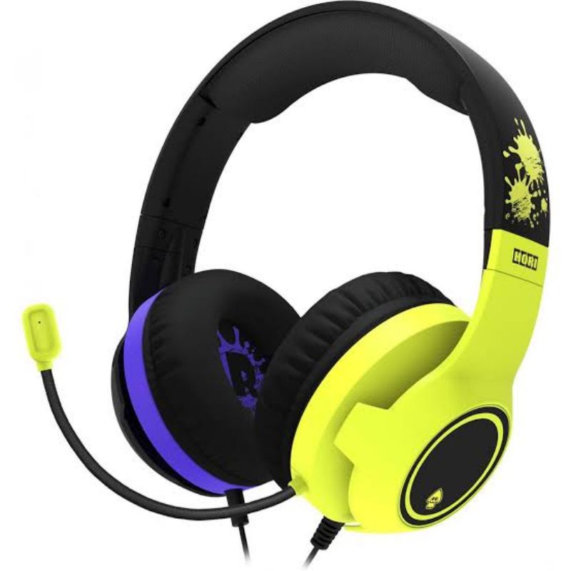 Headset Wired Splatoon 3 Edition HORI Gaming Headphones Nintendo Switch