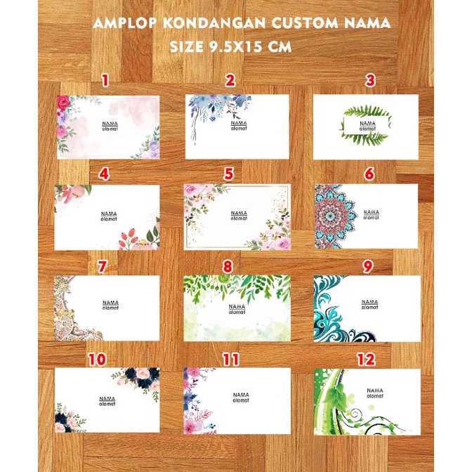 

AMPLOP KONDANGAN CUSTOM SATU HARI JADI