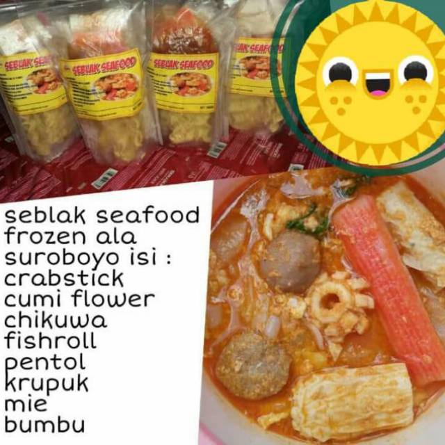 Seblak Seafood Frozen Shopee Indonesia