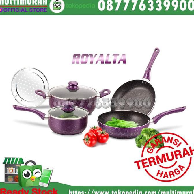  RED PINK PENGGORENGAN KERAMIK  DESINI 5 Piece PANCI  