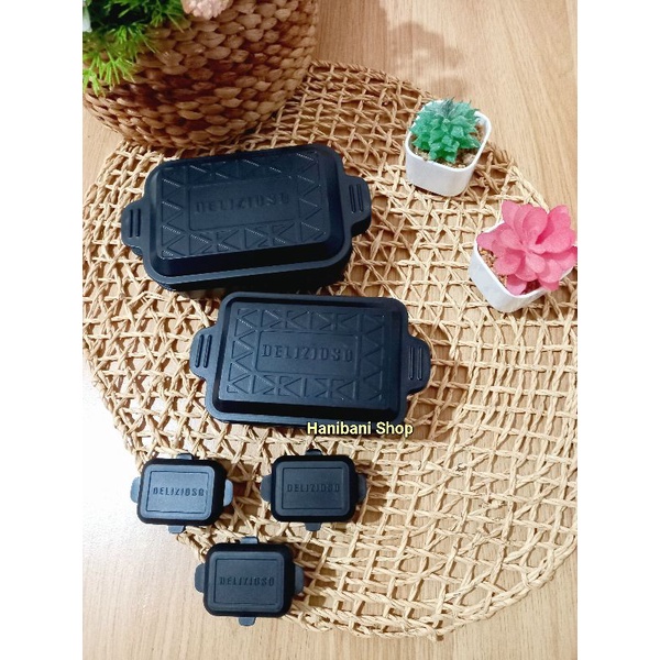 Paket Kotak Bekal dan Tempat Saos Delizioso