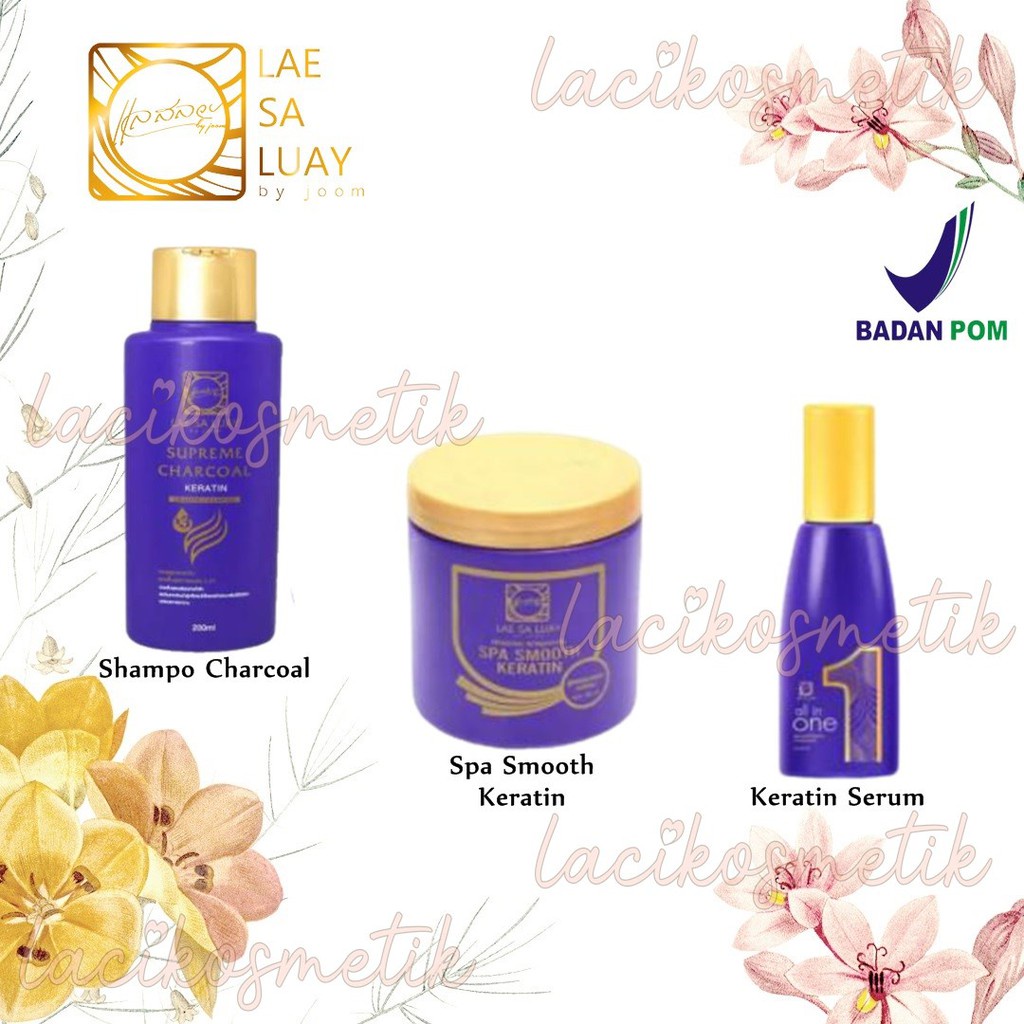 ✿ MADAME ✿ LAE SA LUAY HAIR SPA SERUM SHAMPOO KERATIN - BPOM ORIGINAL