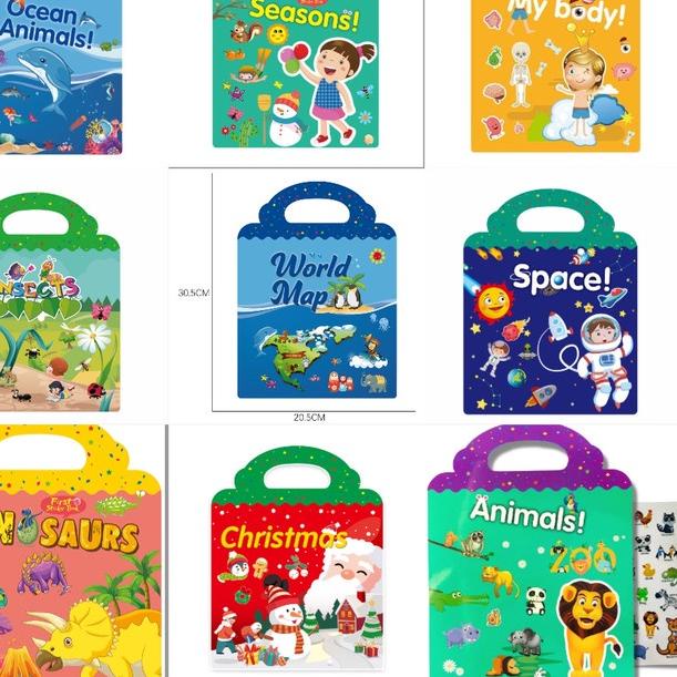 

Miliki - Buku Stiker Reusable Sticker Book Buku Sticker Anak Karakter .,