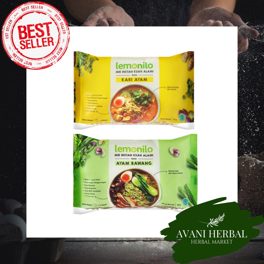 

AVANI HERBAL MIE KUAH RASA KARI AYAM DAN RASA AYAM BAWANG 70GR