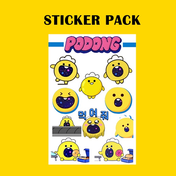 

Stiker Podong Truz Sticker Pack Treasure