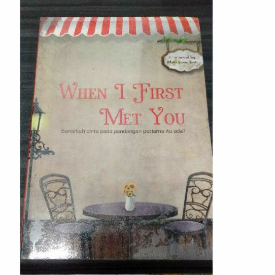 Novel When I First Met You - by Melia Love Yanti