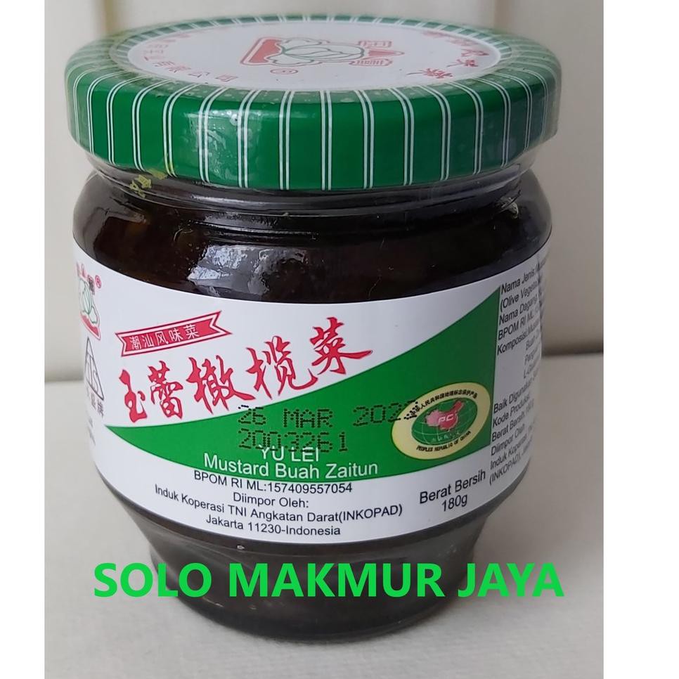 

Lagi Pr0mo|Yu Lei TTS Mustard Buah Zaitun Olive Vegetable 180 g |paling laris.,...,!