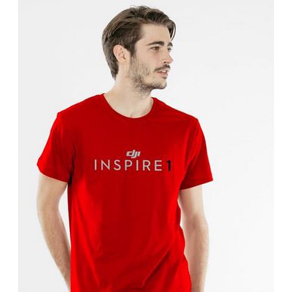 Tshirt Kaos Baju Dji Inspire 1 Drone Merah - Kaos Drone - Kaos Distro - Custom kaos