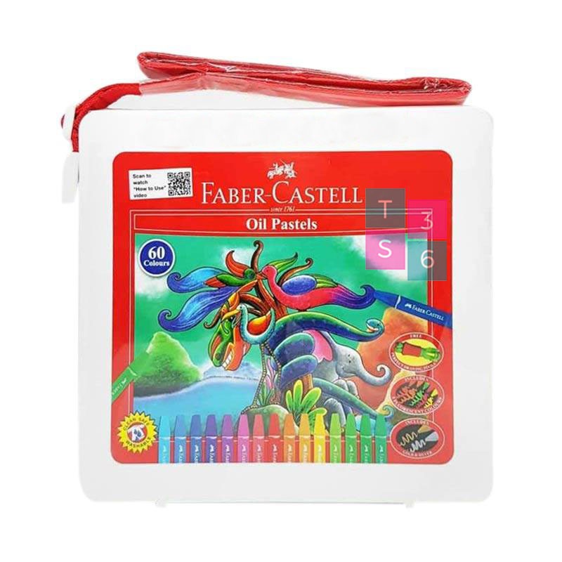 

Faber Castell Hexagonal Oil Pastel Crayon 60 Colours Warna