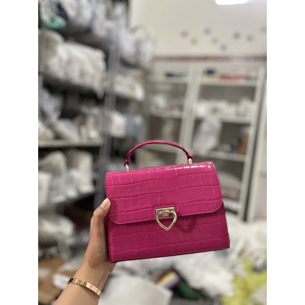 kate spade lovitt croco embos pink