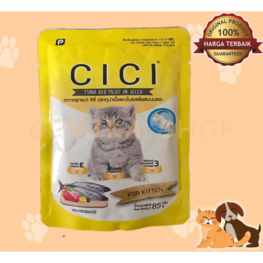 CICI KITTEN 85 GR | MAKANAN ANAK KUCING | CAT F00D