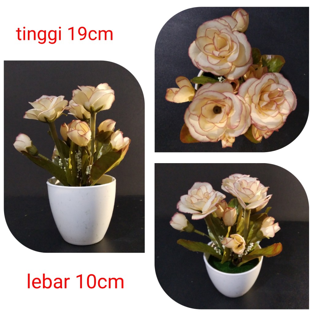 AP6016 Bunga Plastik Pajangan - Bunga Palsu Pajangan M663-5