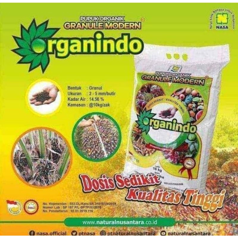 PUPUK ORGANIK GRANULE MODERN NASA