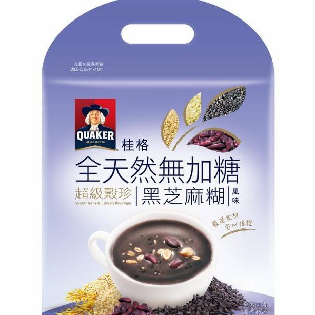 

(COD) Quaker all natural no added sugar super guzhen black sesame paste 10S