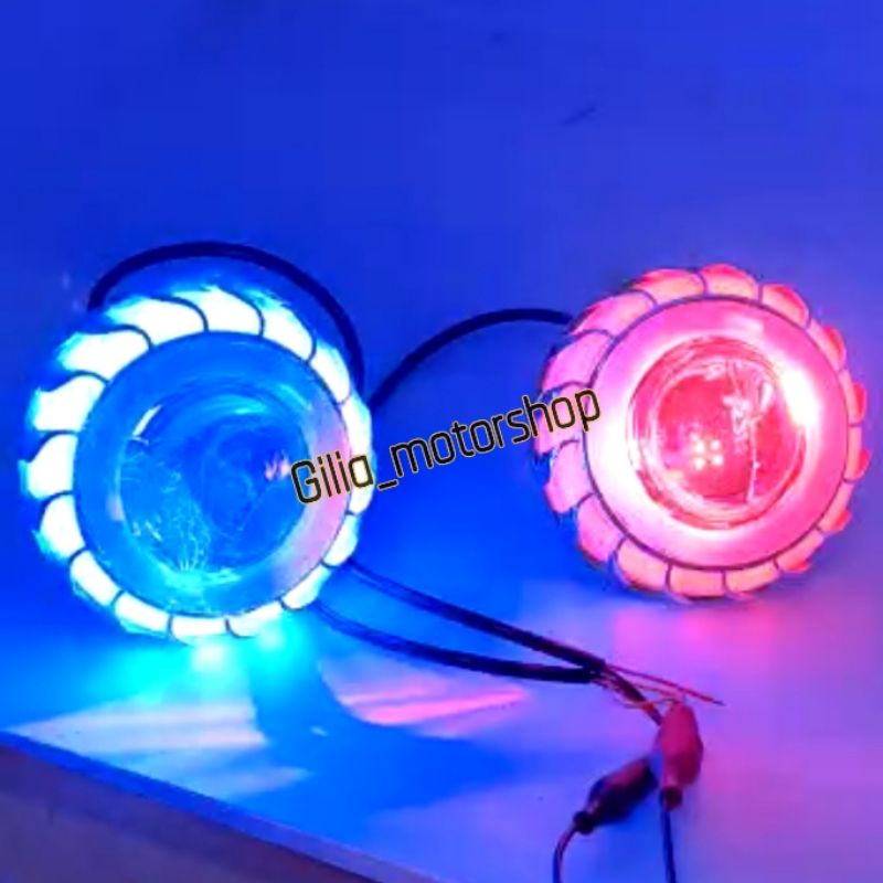 Lampu Utama Projie LED Modish Racing Hi low flash 12 volt AE running Projie led Universal