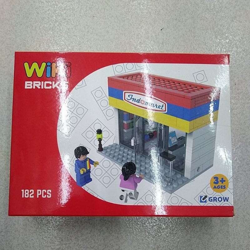 wiki bricks 182 pcs