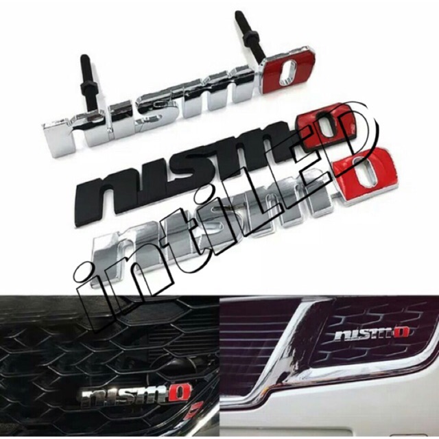 EMBLEM NISMO GRILL BAHAN METAL