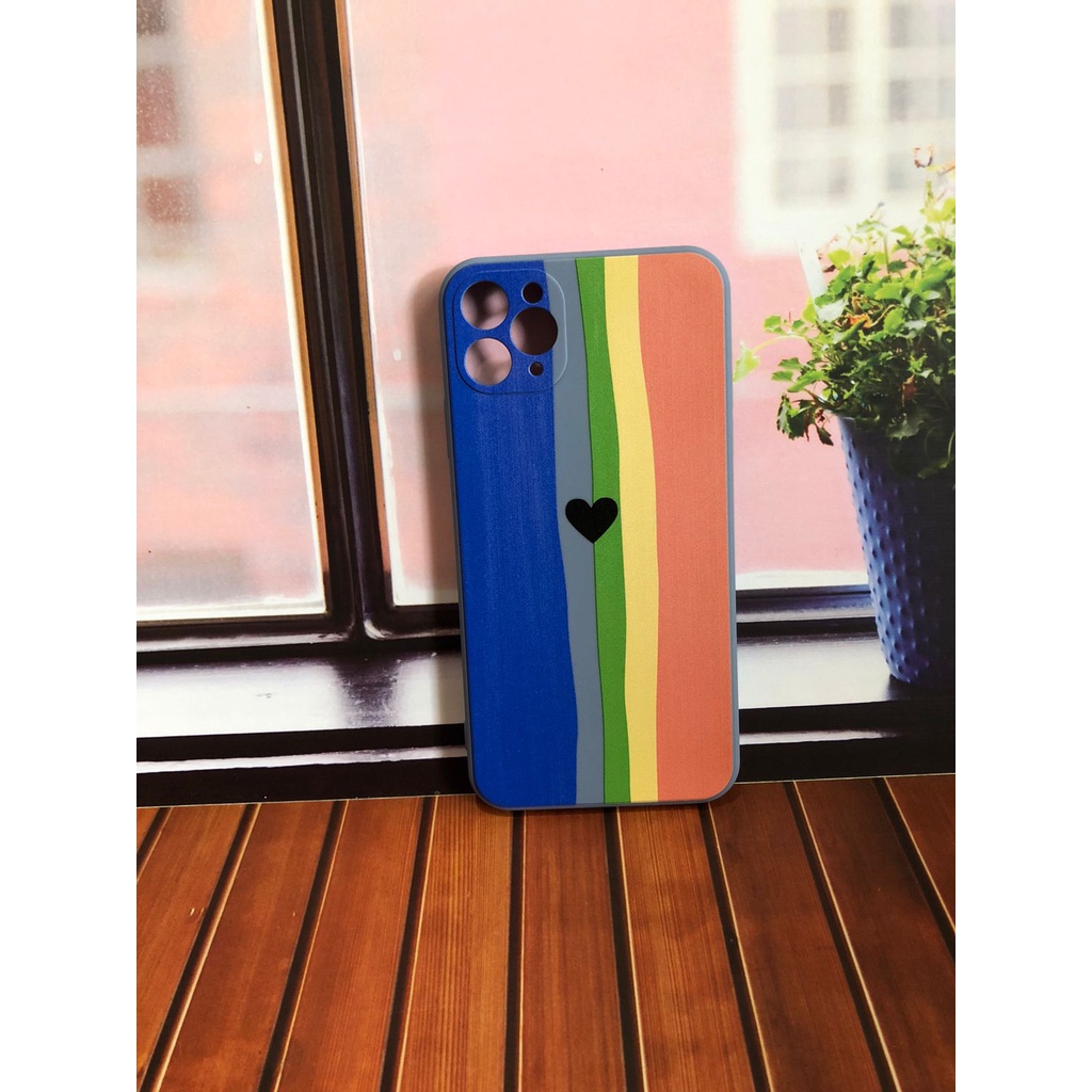 CASE MOTIF IPHONE 11 PRO MAX SOFT CASE MOTIF RAINBOW FOR IPHONE 11 PROMAX