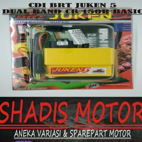 CDI Motor Merk BRT Tipe Juken 5++ Dual Band Basic Motor CB 150R Basic