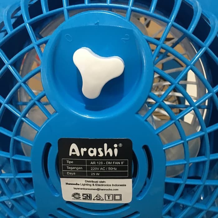 Kipas Meja Doraemon 8inch Arashi DM Fan AR128 25 Watt