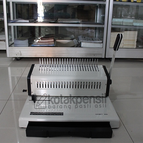 

Mesin Jilid Binding Bending Spiral Plastik GEMET 24 H-F4|Mesin Jilid buku Gemet 24 H|Mesin Jilid F4