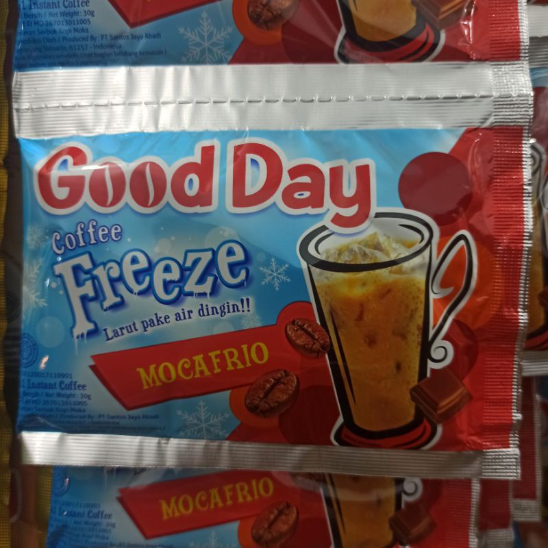 

Kopi Goodday Good Day Coffee Freeze Rasa Mocafrio 30g