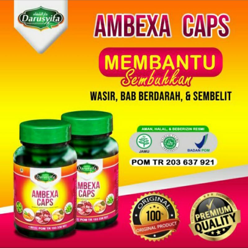 Ambexa Caps obat wasir dan ambeien