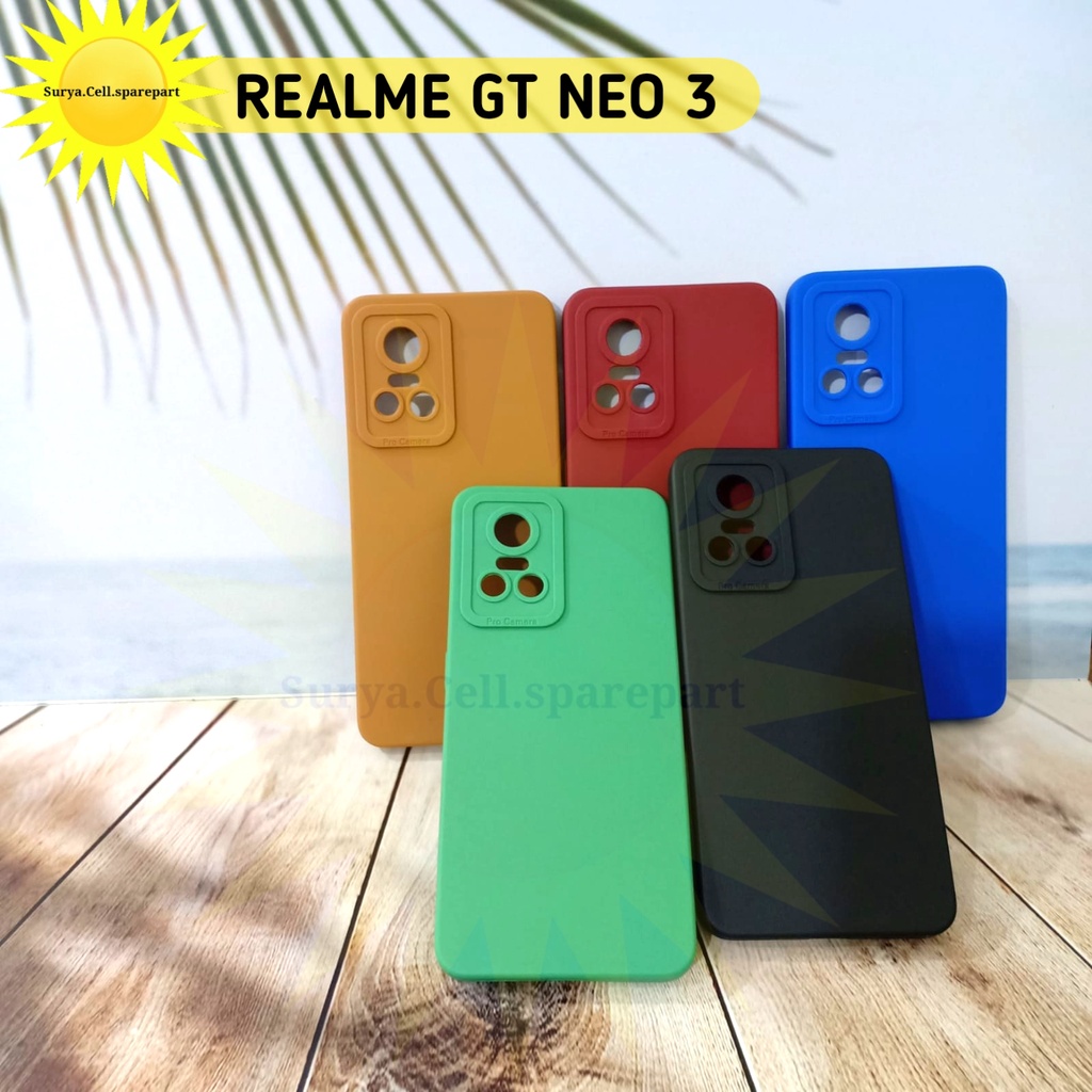 Case Slim Matte Pro Camera Realme GT Neo 3 - SC