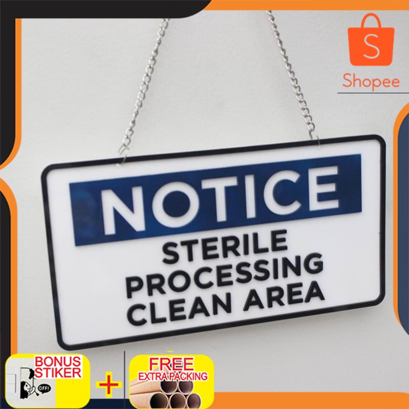 

Promo SIGN STERILE AREA / SIGNAGE AREA STERIL Elegan