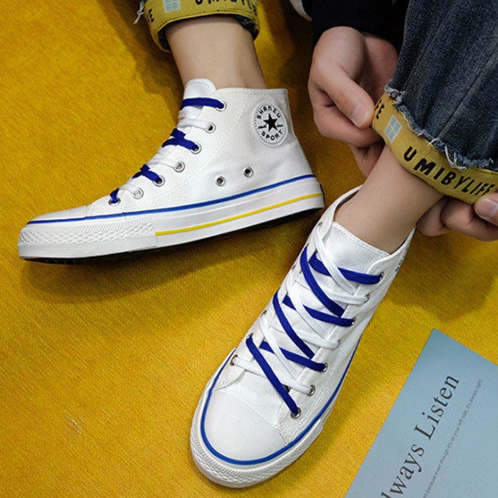 129412 Sepatu Sneakers Pria Import Fashion - Sepatu Kanvas Kasual On Sale