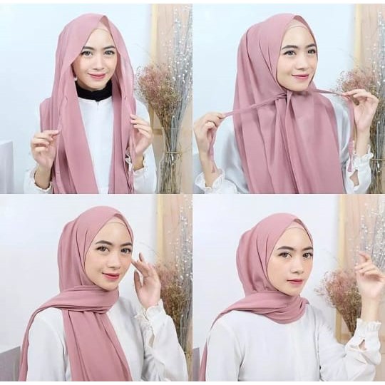Hijab Pashmina Tali Part 1 / Pashmina Diamond Polos