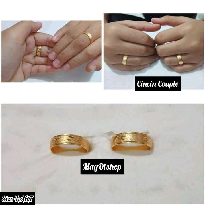 Cincin Couple pacaran/tunangan / nikahan COD.