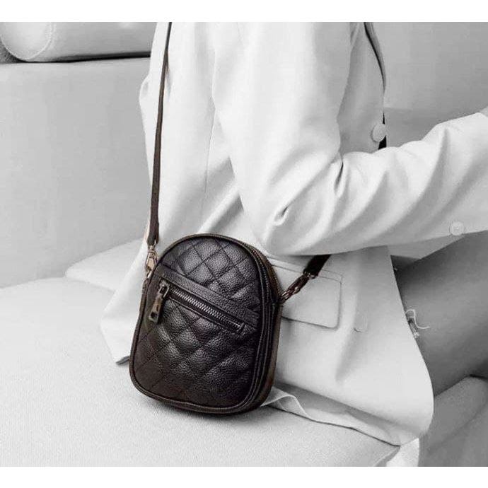 ZIE.STORE11 NEW ARRIVAL !! Tas Selempang Bahu Mini Wanita Terbaru Tas Mewah Wanita Tas VIral Tas Bahan Kulit Jeruk Tebal