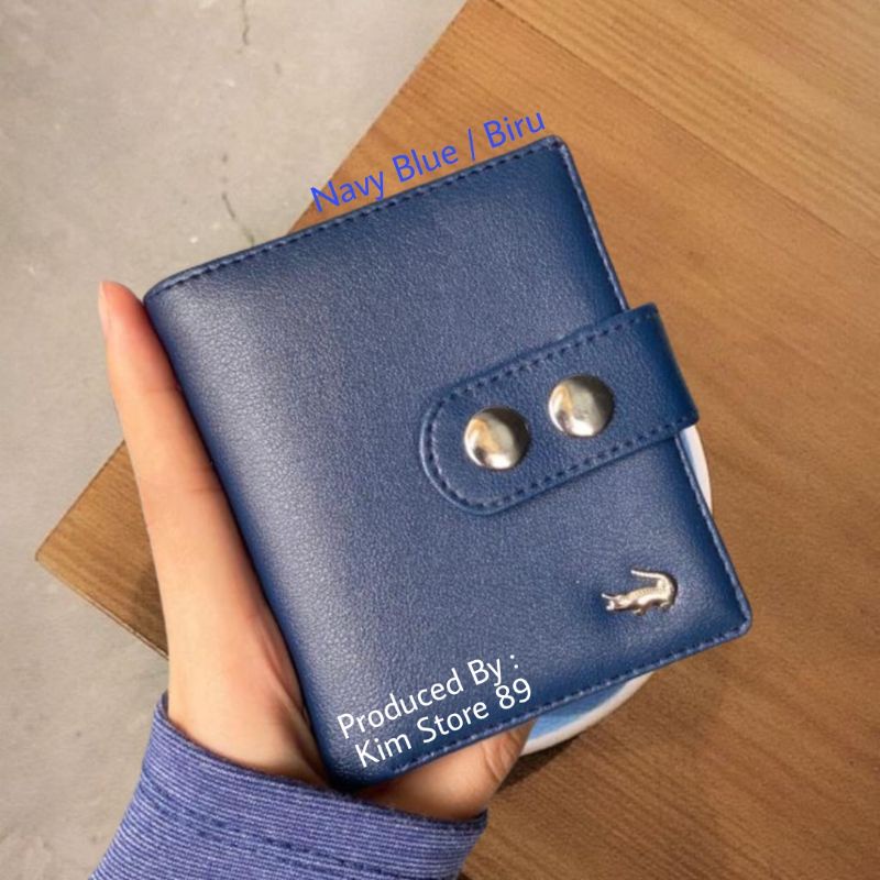 DOMPET KARTU CARDHOLDER KANCING 2 UNTUK PRIA WANITA MURAH MERIAH