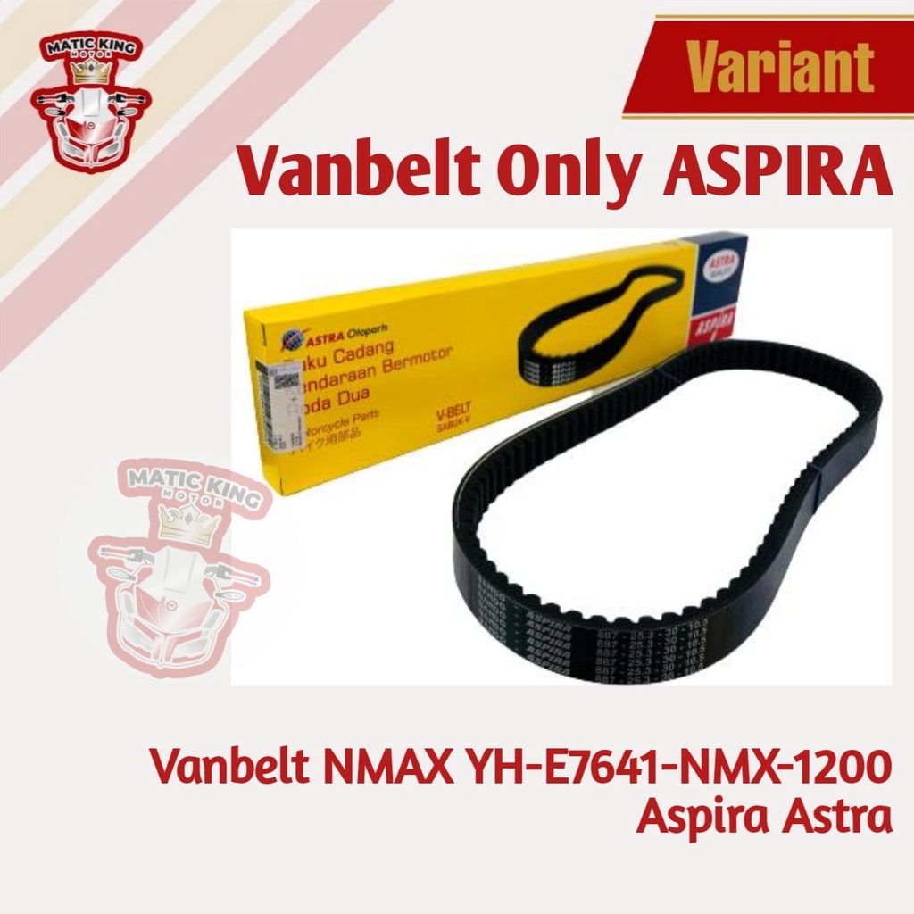 Vanbelt V belt Fanbelt Yamaha Nmax 155 Aspira Astra Otoparts YH-E7641-NMX-1200