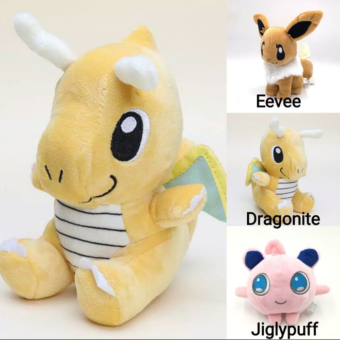 Boneka Anak Pokemon Dragonite / Kado Mainan Anak Boneka Naga - DRAGONITE