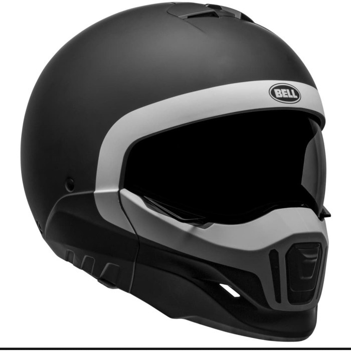 BELL BROOZER CRANIUM MATT BLACK HELM MOTOR MODULAR ORIGINAL BELL