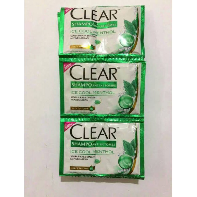 SHAMPO CLEAR RENCENG / CLEAR BOTOL 70 ML