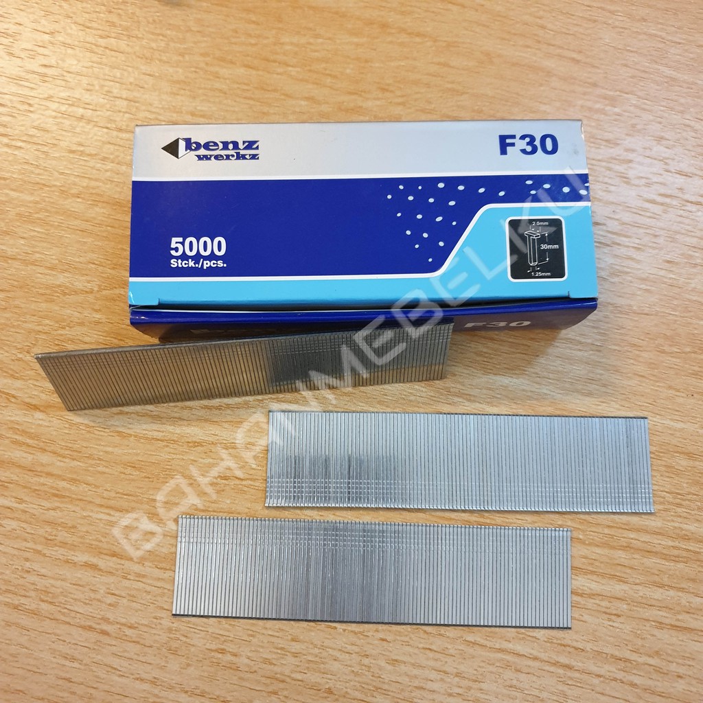 

ISI STAPLES LURUS - TEMBAKAN ANGIN - STAPLER GUN - BENZ WERKZ - F30