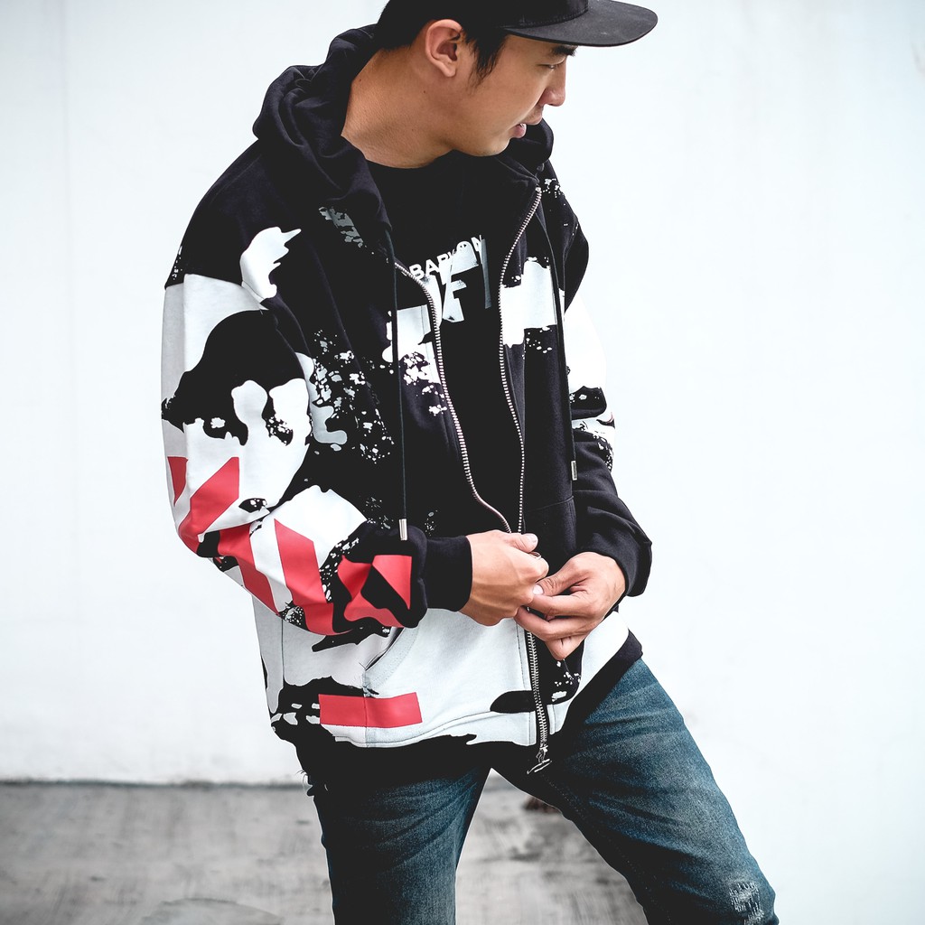 off white liquid hoodie