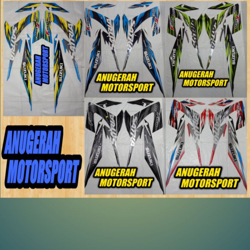 striping sticker lis satria Fu facelift 2013 2014