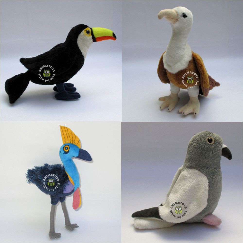 Boneka Hewan Burung Mini Merpati|Nazar|Toucan||Animal|Doll|Stuffed|Toy|Animatoys
