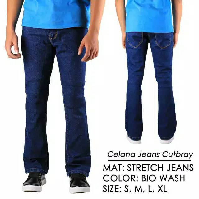 Celana Cutrbay Pria ~ Celana Cutbray Jeans Pria strech