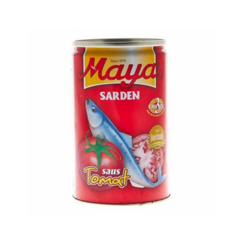 

Maya Sarden Kecil 155G - Tomat / Cabe